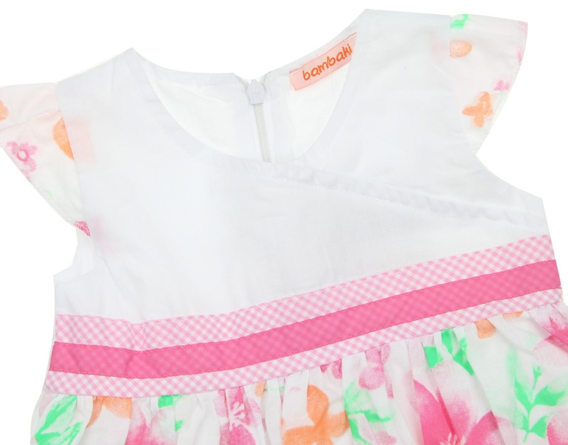 Bambaki Kız Bebek Dokuma Elbise 013-01121-021